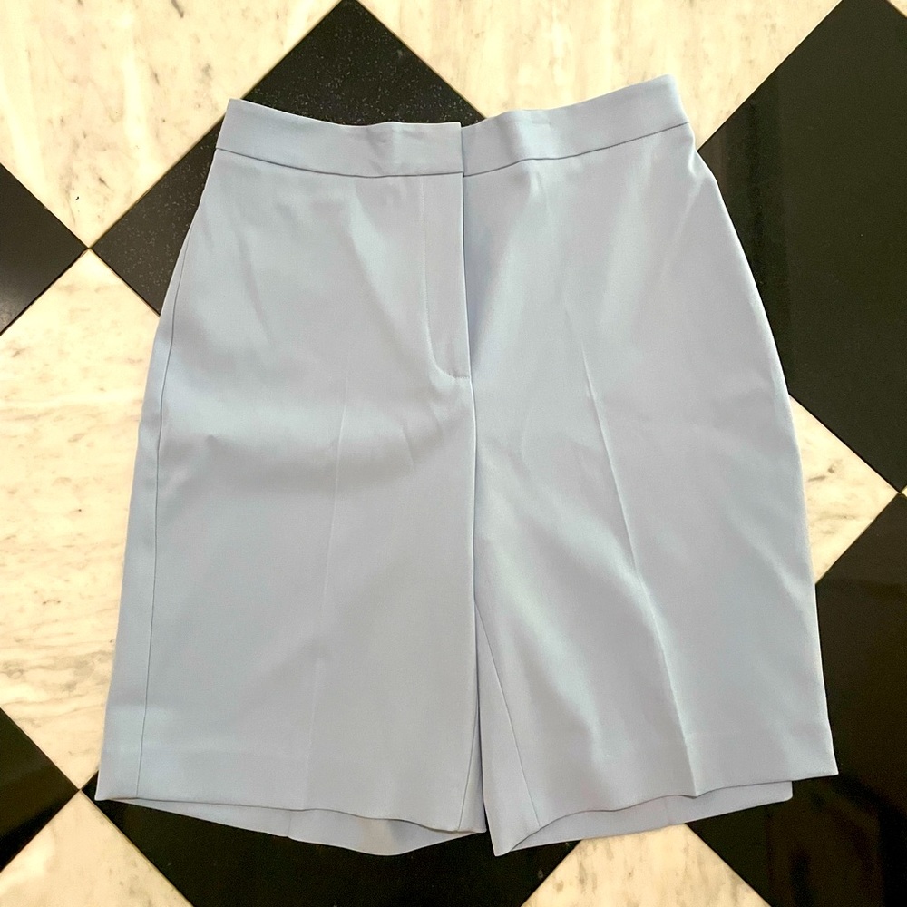 Oscar de la Renta wool-blended twill shorts